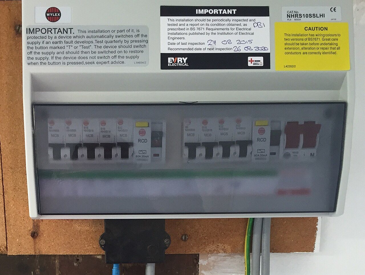 Installation saine, protégée par différentiel, après